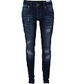 Hound Jeans - Pipe Gescheurd - Blue Denim