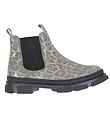 Angulus Boots w. Lining - Chelsea - Silver Leo/Black