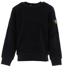 Stone Island Fleecepullover - Schwarz