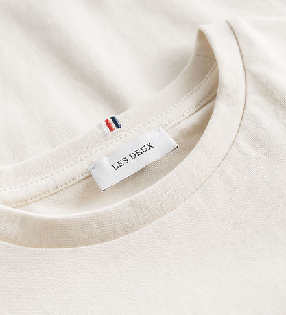 T-Shirt Les Deux - Nørregaard - Ivory/Orange