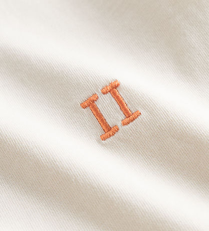 T-Shirt Les Deux - Nørregaard - Ivory/Orange
