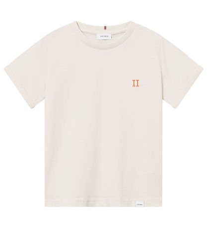 T-Shirt Les Deux - Nørregaard - Ivory/Orange