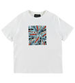 Emporio Armani T-Shirt - Wit m. Kleuren
