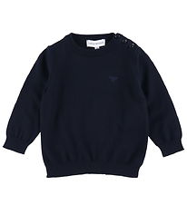 Emporio Armani Bluse - Strik - Navy