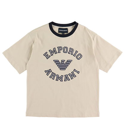 Emporio Armani 티셔츠 - Oxford 황갈색/회색