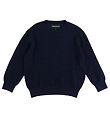 Emporio Armani Genser - Akryl/Ull - Navy m. Logoer