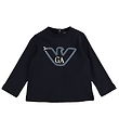 Emporio Armani Blouse - Navy w. Logo