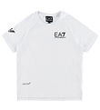 EA7 T-shirt - Vit m. Svart