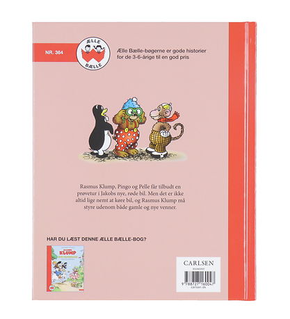 Forlaget Carlsen Book - Rasmus Klump And the Red Car - Danish