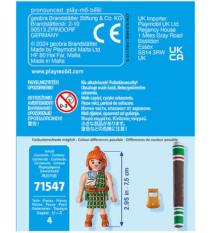 Playmobil Asterix - MacAroon - 71547 - 4 Parts