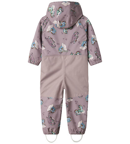 Name It Softshell Suit w. Fleece - Noos - NmfAlfa08 - Purple Dov