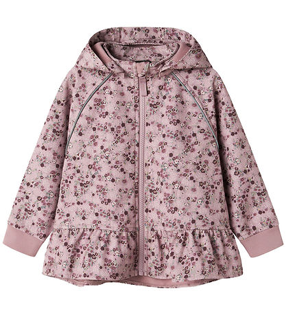 Name It Softshell jakki M. Flís - NmfAla08 - Mauve Skuggar