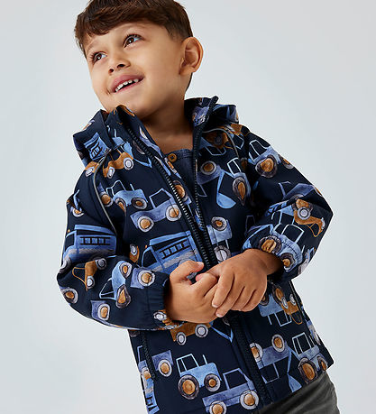 Name It Softshell Jacket w. Fleece - NmmAlfa08 - Dark Sapphire w