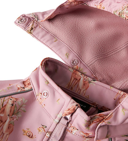 Name It Softshell föt M. Flís - NmfAlfa08 - Mauve Shadows/WOO