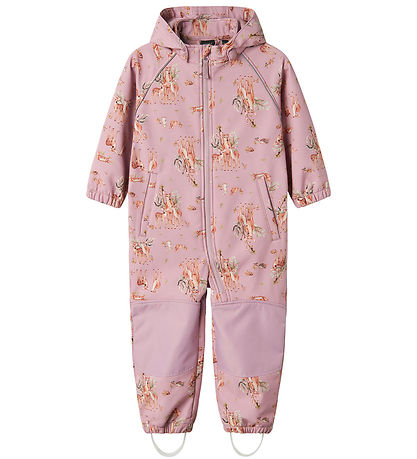 Name It Softshell föt M. Flís - NmfAlfa08 - Mauve Shadows/WOO
