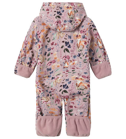 Name It Softshell Suit w. Fleece - NbfAlfa08 - Mauve Shadows/wil