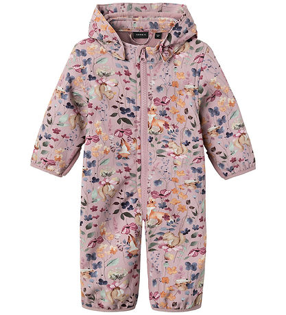 Name It Softshell Suit w. Fleece - NbfAlfa08 - Mauve Shadows/wil