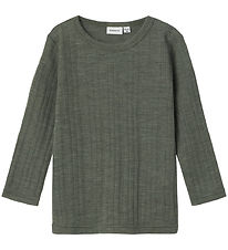 Name It Bluse - Wolle - NmmWang - Mulled Basil