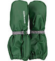 Didriksons Rain Mitts w. Fleece - PU - Pileglove - Green