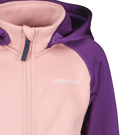Didriksons Softshell jakki M. Flís - Corin - Dusty Pink