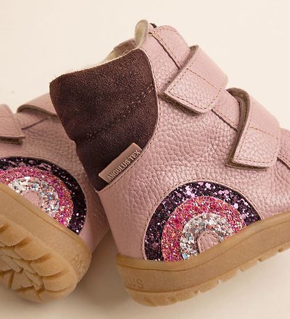 Angulus Winterstiefel - Tex - Mauve/Aubergine Mit Futter/Klettba