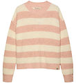 Calvin Klein Blouse - Knitted - Ck Stripe - Peach Whip