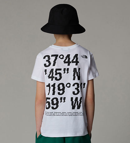 The North Face T-shirt - Coordinates Graphic - White