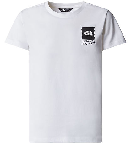 The North Face T-shirt - Coordinates Graphic - White