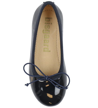 Bisgaard Ballerina Slippers - Lucy - Navy Patent