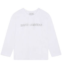 Little Marc Jacobs Bluse - Weiß m. Strassstein