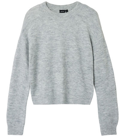 LMTD Blouse - Noos - Knitted - NlfLodet - Light Grey Melange/14-