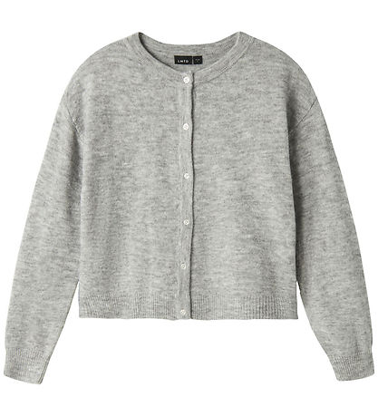 LMTD Cardigan - Strikk - Noos - NlfLodet - Light Grey Melange/14