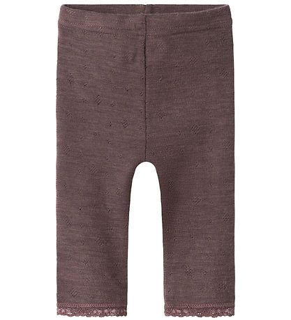 Name It Leggings - Noos - Wool - NbfWang - Sparrow
