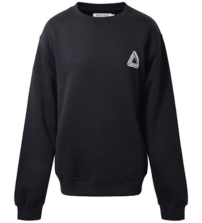Hound Sweatshirt - Black w. Print