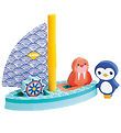 Ludi Bath Toy - Foam boat w. Toy Figurine