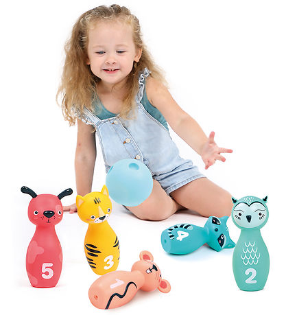 Ludi Bowlingset - Dieren - 6 Onderdelen