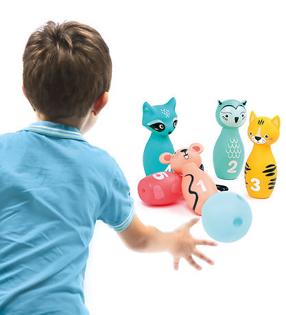 Ludi Bowlingset - Dieren - 6 Onderdelen