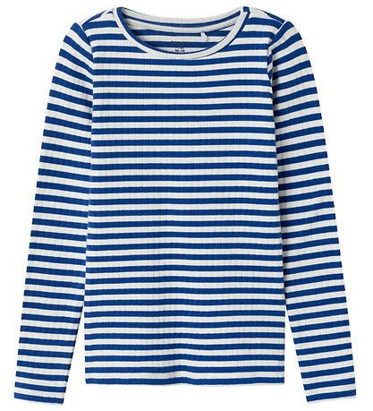 Name It Blouse - NmfSuraja - Rib - Surf The Web/Stripe