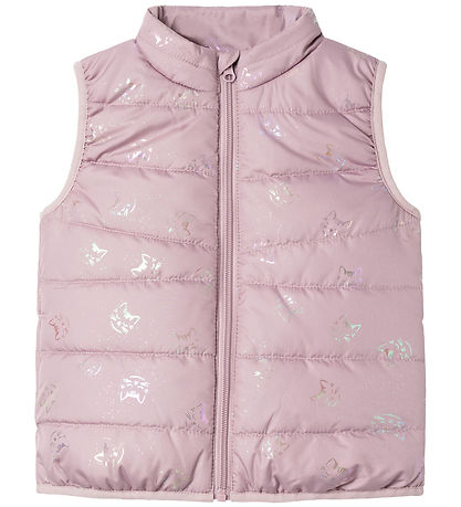 Name It Gewatteerd Vest - NmfMylane - Mauve Schaduwen
