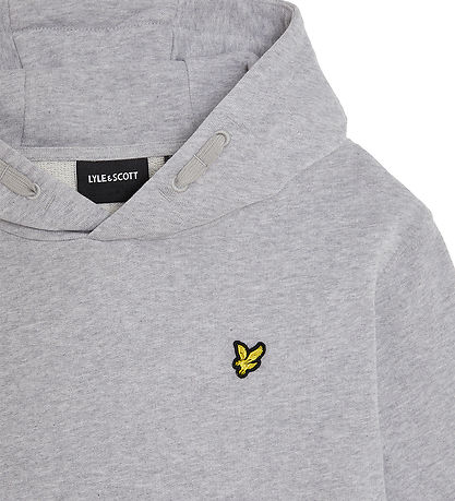 Lyle & Scott Hoodie - Light Grey Marl