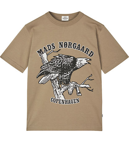 Mads Nørgaard T-shirt - Theo - Lead Grey