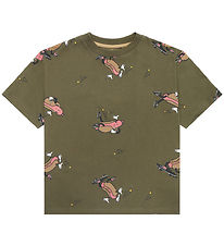 The New T-Shirt - TnLex - Ivy Green Hot Dog AOP