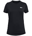Under Armour T-Shirt - Knockout - Schwarz m. Logo-Streifen