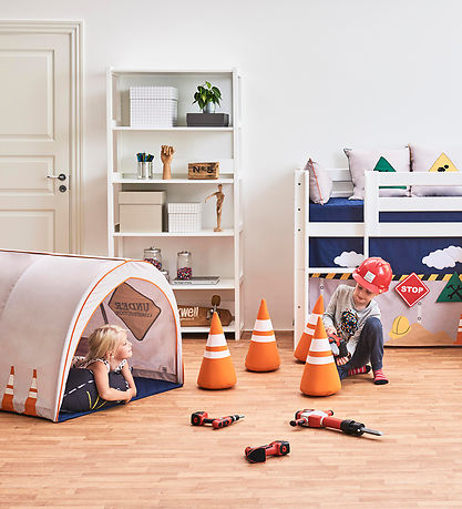 Hoppekids Cone set - 3-Pack - Orange/White