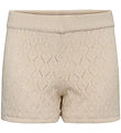 Sofie Schnoor Shorts - Knitted - Jumana - Off White w. Pointelle