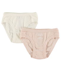 Petit Bateau Truser - 2-pack - Hvit/Rosa