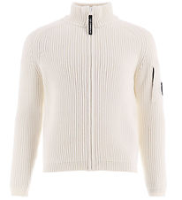 C.P. Company Cardigan - Strick - Gaze White