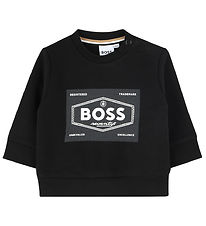 BOSS Sweatshirt - Schwarz m. Weiß