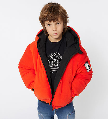 Timberland Steppjacke/Fleecejacke - Umkehrbar - Schwarz/Orange