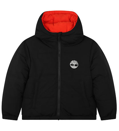 Timberland Steppjacke/Fleecejacke - Umkehrbar - Schwarz/Orange